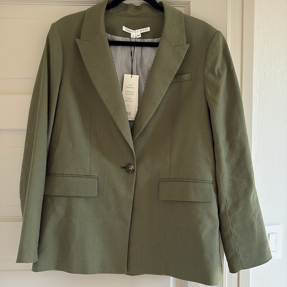 Veronica Beard Jackets & Blazers - NWT Veronica beard sevi jacket size 12 in bright army